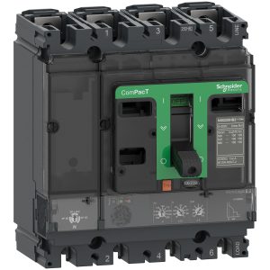 Schneider C25H42D250 | Circuit breaker ComPacT NSX250H, 70kA at 415VAC, MicroLogic 2.2 trip unit 250A, 4 poles 4d