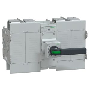 Schneider GM2AD4N12H4BEE | Manual transfer switch, GoPact MTS 2000, 4 poles, 1250A, 415VAC 50/60Hz, extended rotary handle, open transition