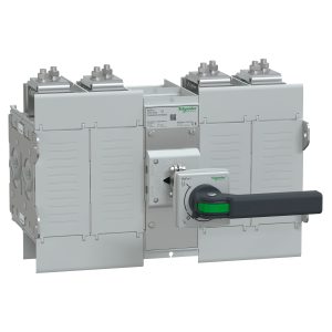 Schneider GM2AD4N16H4BEE | Manual transfer switch, GoPact MTS 2000, 4 poles, 1600A, 415VAC 50/60Hz, extended rotary handle, open transition