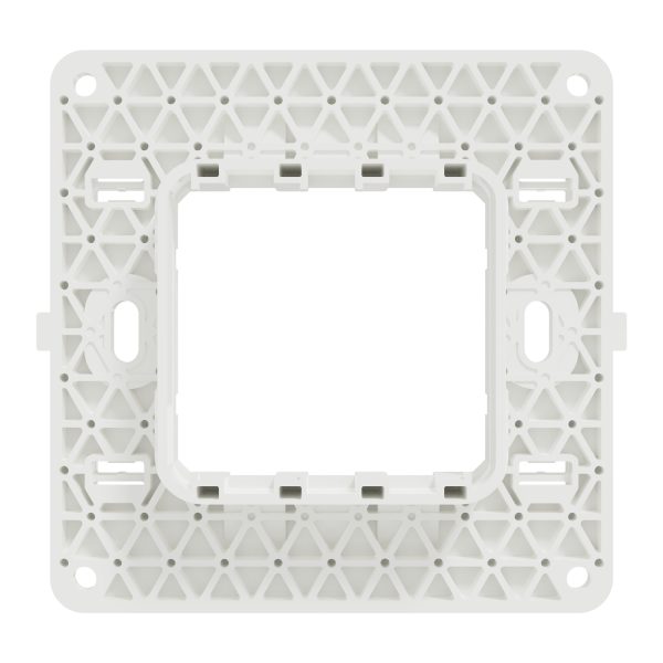 Schneider M3TB01S_E2 | Supporting Frame, Miluz E, 2 gang, white - Image 3