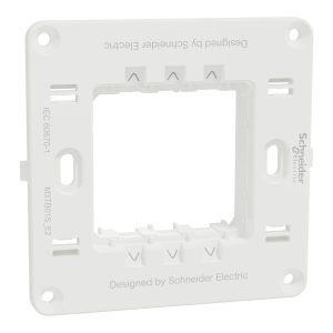 Supporting Frame, Miluz E, 2 gang, white