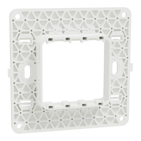 Schneider M3TB01S_E2 | Supporting Frame, Miluz E, 2 gang, white - Image 2