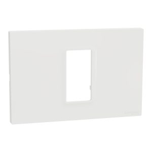 Schneider M3TB01_WE Cover frame, Miluz E, 1 gang, white