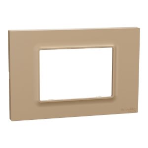 Schneider M3TB03_BRZ, Cover frame, Miluz E, 3 gang, Bronze