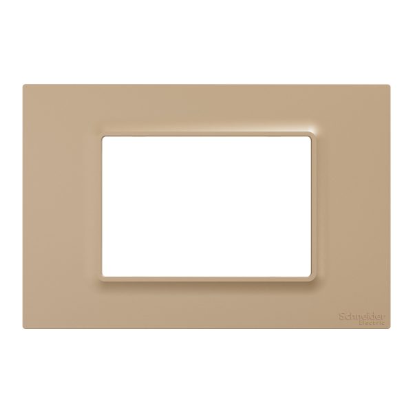 Schneider M3TB03_BRZ, Cover frame, Miluz E, 3 gang, Bronze - Image 4