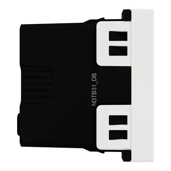 Schneider M3TB31_DB, Switch, Doorbell Buzzer, Miluz E, 2 Module, White - Image 6