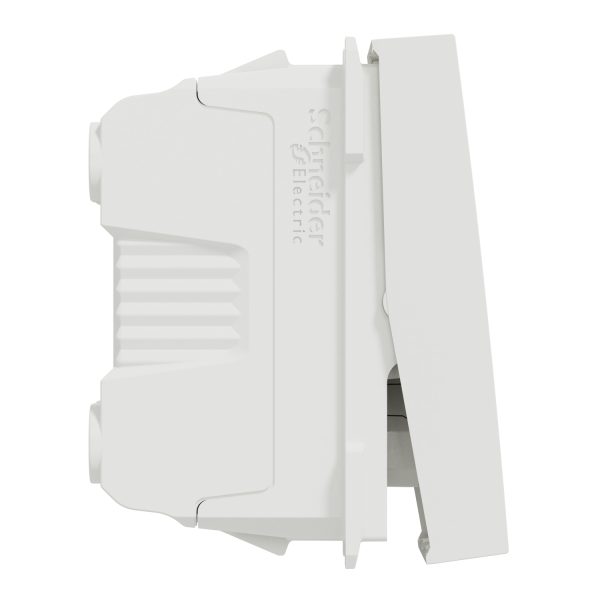 Schneider NU316118S, Switch, 1P, 16AX, 1 way, New Unica, 1 module, indication lamp, white - Image 5