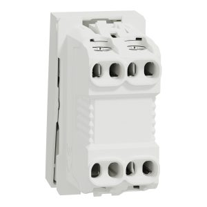 Schneider NU316118S, Switch, 1P, 16AX, 1 way, New Unica, 1 module, indication lamp, white