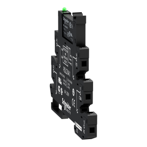 Schneider RSL1PVPU | Slim interface relay pre-assembled, 6 A, 1 CO, LED, protection module, screw connector, 230 V AC