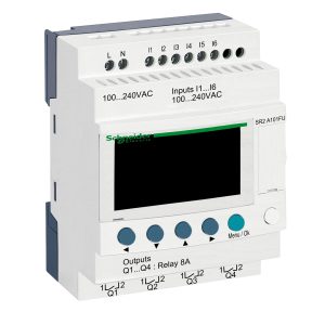 Schneider SR2A101FU | compact smart relay Zelio Logic – 10 I O – 100..240 V AC – no clock – display