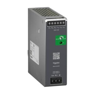 Power supplies for industrial use, rail mounting